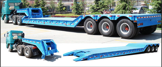 Low Bed Semi Trailer